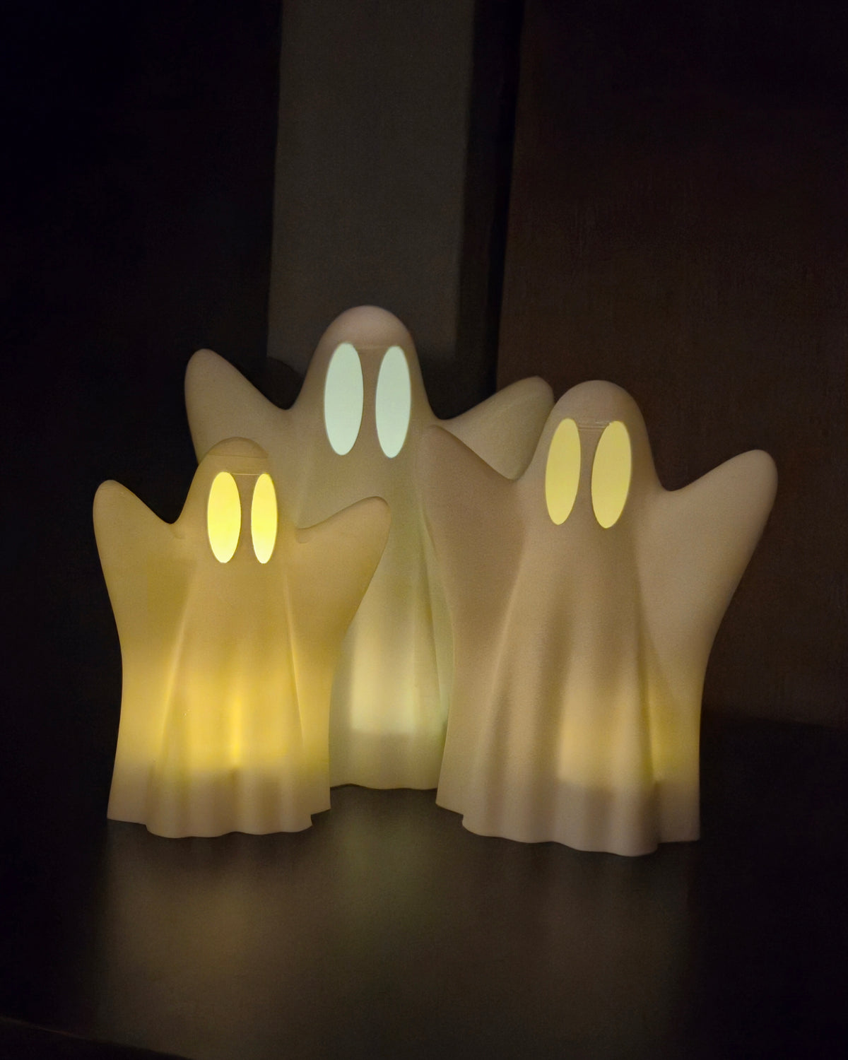 Spøkelse med LED-lys