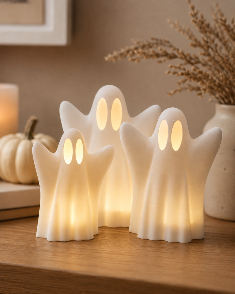 Spøkelse med LED-lys